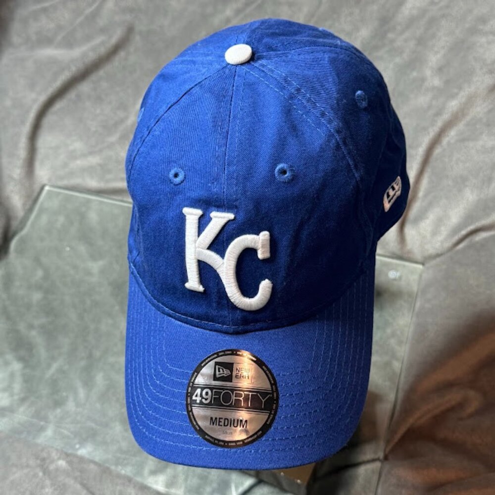New Era KC Royals Royal Blue and White 49FORTY Cap